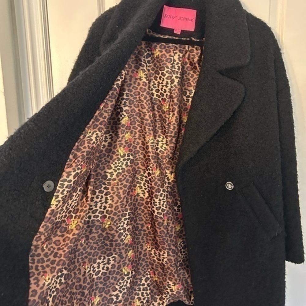 Betsey Johnson Black Winter Coat 🖤💓